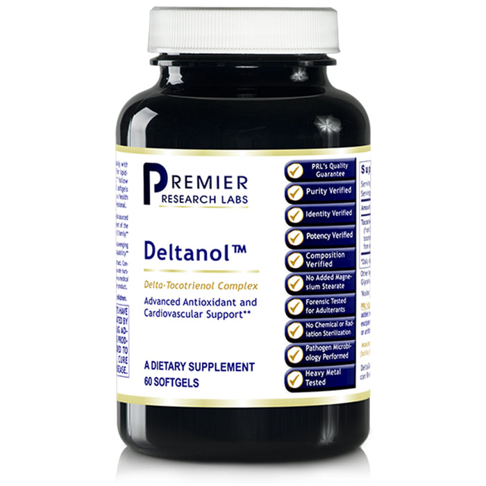 Deltanol™  Dietary Supplement Delta-Tocotrienol Complex Advanced Antioxidant and Cardiovascular Support
