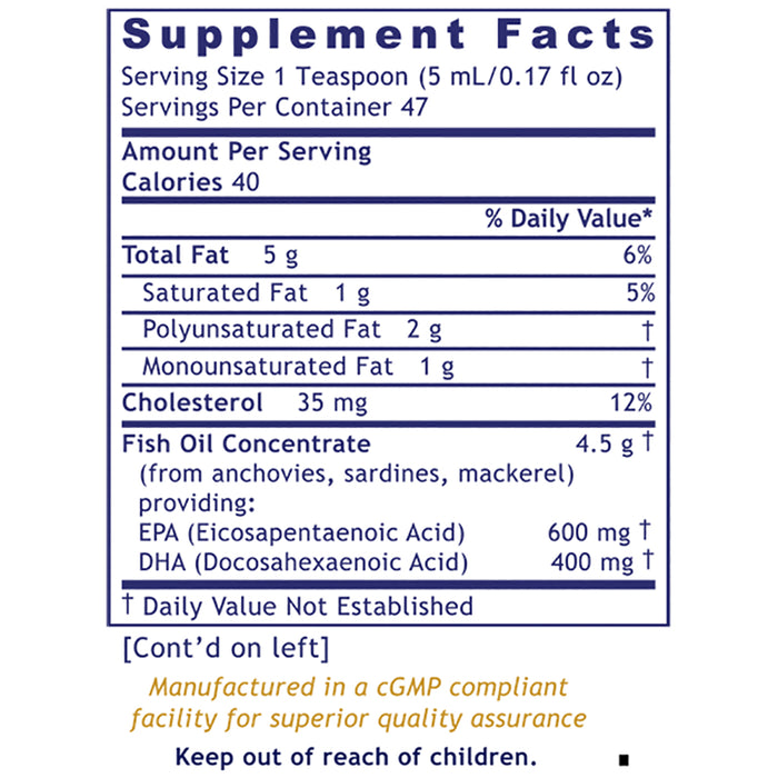 EPA/DHA Marine  Dietary Supplement  Dietary Supplement Premier fish Oil Concentrate without Molecular Distillation