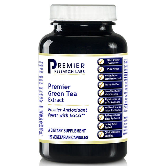 Green Tea Extract, Premier Contains EGCG Supports weight management Promotes cardiovascular health