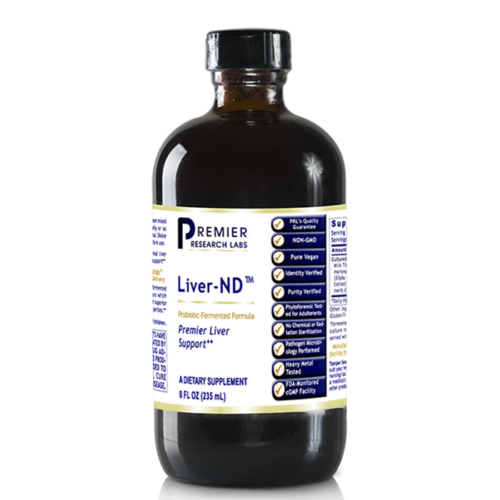 Liver-ND™ Dietary Supplement Probiotic-Fermented, Multi-Nutrient Formula Premier Detoxification and Liver Support