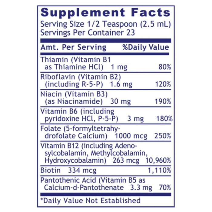 Max B-ND™  Dietary Supplement Probiotic-Fermented Vitamin B Complex Formula Dynamic Liver, Energy, Brain and Mood Support