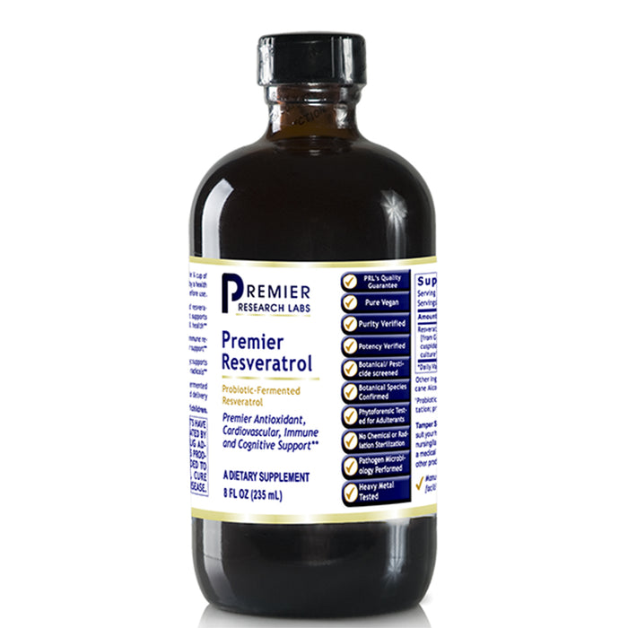 Resveratrol ™, Premier Dietary Supplement Probiotic-Fermented Formula Premier Antioxidant, Cardiovascular, and Immune Support