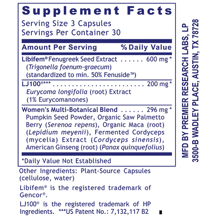 Radiant Woman (90 Caps)  Dietary Supplement  Advanced Menopause Support Promotes Women's Vitality, Including Sexual Desire