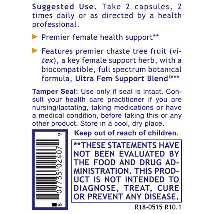 Fem Balance-FX™  Dietary Supplement Comprehensive Female Formula Premier Female Health Support