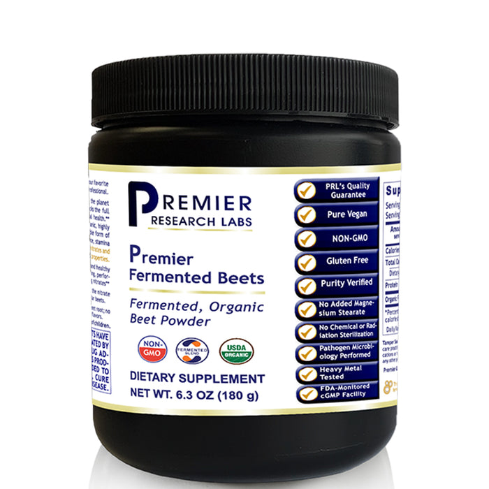 Fermented Beets, Premier  Dietary Supplement  Fermented, Organic Beet Powder May Promote Healthy Gut Microbiota and Metabolic Activity