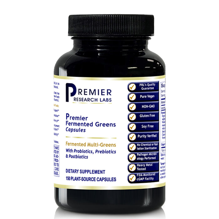 Fermented Greens, Premier  Dietary Supplement  Fermented Multi-Greens with Probiotics, Prebiotics, & Postbiotics