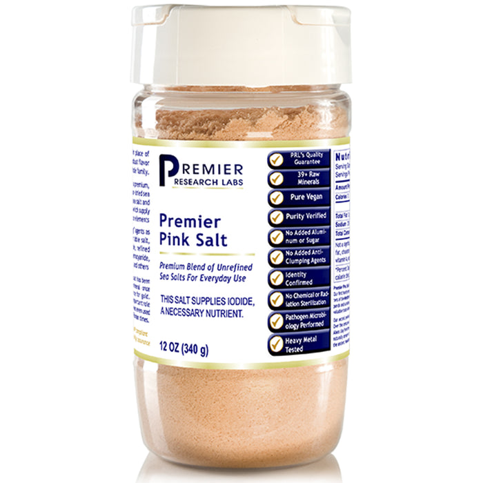 Pink Salt, Premier A Premium Blend of Unrefined Sea Salts for Everyday Use