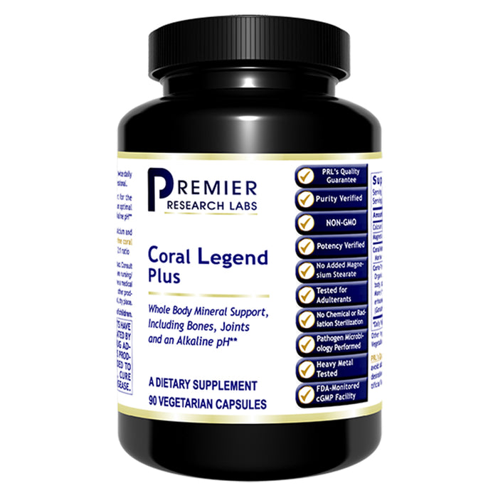 Calcium Magnesium - Coral Legend Plus  Dietary Supplement pH Support Formula Whole Body Mineral Support, Including the Bones, Joints, Teeth and an Alkaline pH