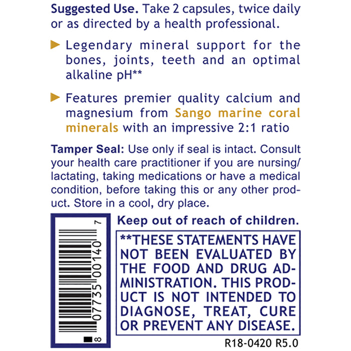 Calcium Magnesium - Coral Legend Plus  Dietary Supplement pH Support Formula Whole Body Mineral Support, Including the Bones, Joints, Teeth and an Alkaline pH
