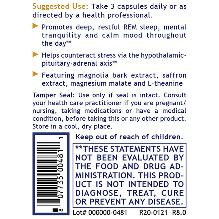 Tranquinol®  Dietary Supplement New Formula Neurotransmitter Balance for Healthy Mood, Relaxation and Deep, Restful Sleep