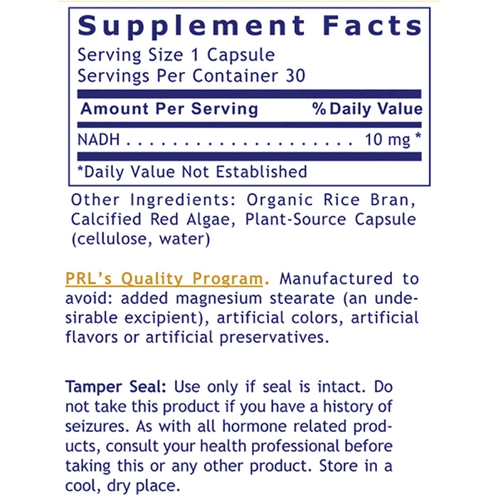 NADH, Premier  Dietary Supplement NADH Performance Formula Advanced Brain and Memory Support