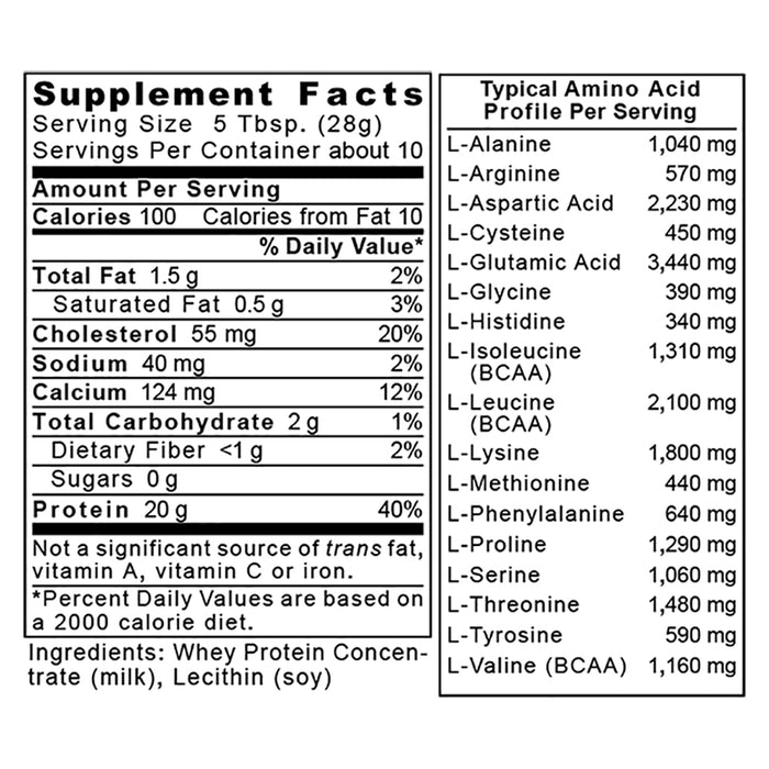 Whey Protein, Premier  Formerly Whey Peptien  Dietary Supplement 100% Premier Whey Protien Typically 15% Glycomacropeptides