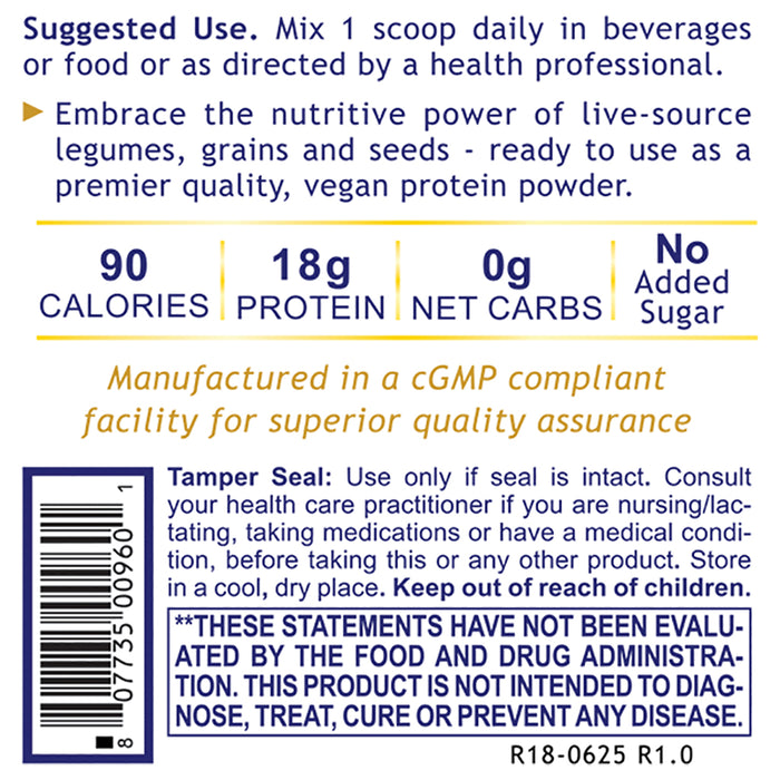 Plant Protein, Premier  Dietary Supplement