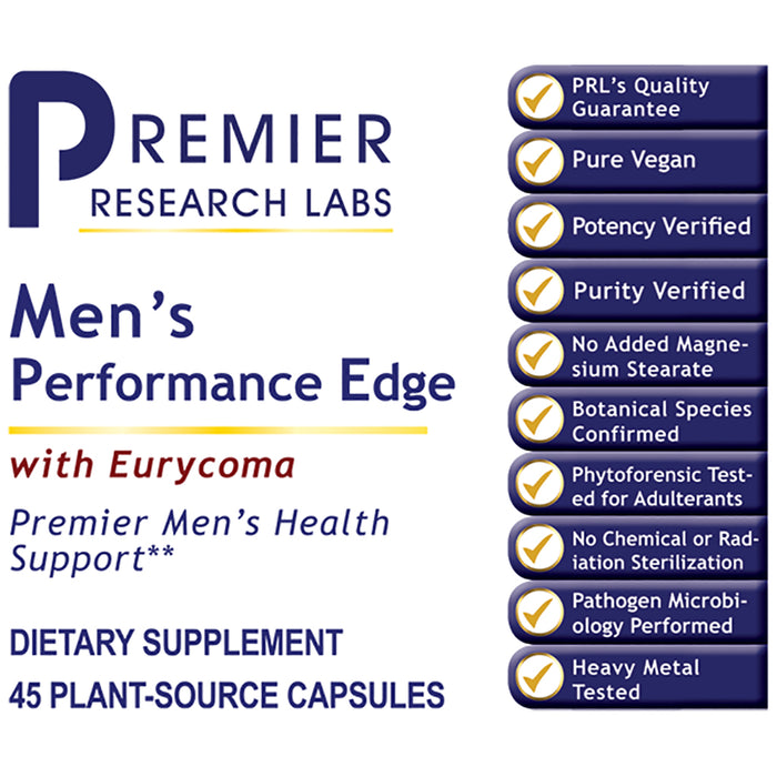 Men's Performance Edge  Dietary Supplement With Eurycoma