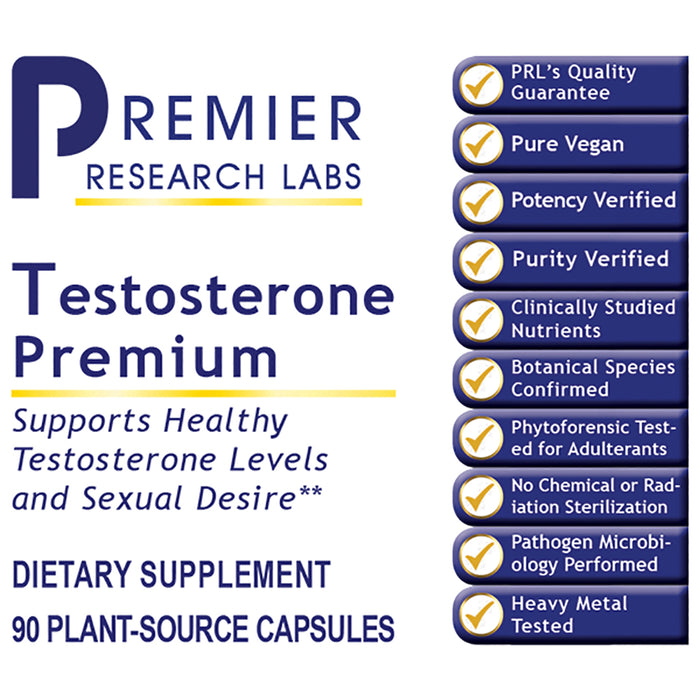 Testosterone Premium  Dietary Supplement  Supports Healthy Testosterone Levels and Sexual Desire