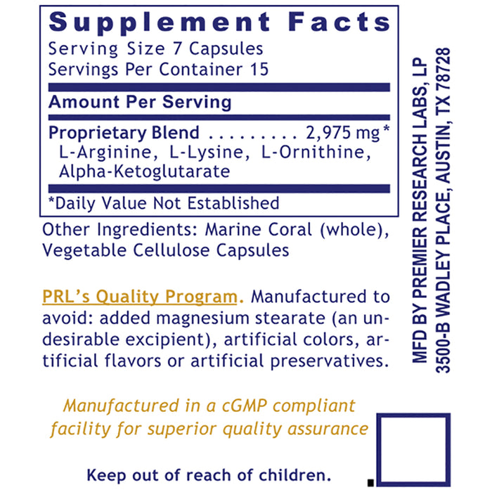Amino hGH  Dietary Supplement Amino Acid-Based Growth Hormone Support Targeted Muscle and Strength Support