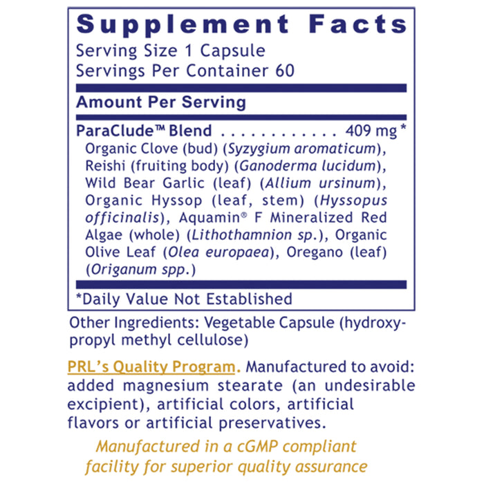 Paratosin™  Dietary Supplement G.I. Tract Botanical Formula Comprehensive Gastrointestinal and Immune Support