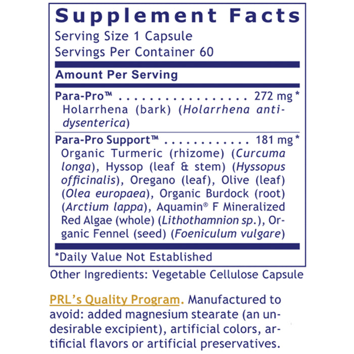 ParaStat™  Dietary Supplement Nutraceutical Intestinal Formula Premier Cleansing and Intestinal Support