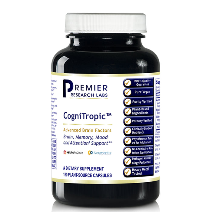 CogniTropic™ (120 caps)  Dietary Supplement Brain, Memory, Mood and Attention Support