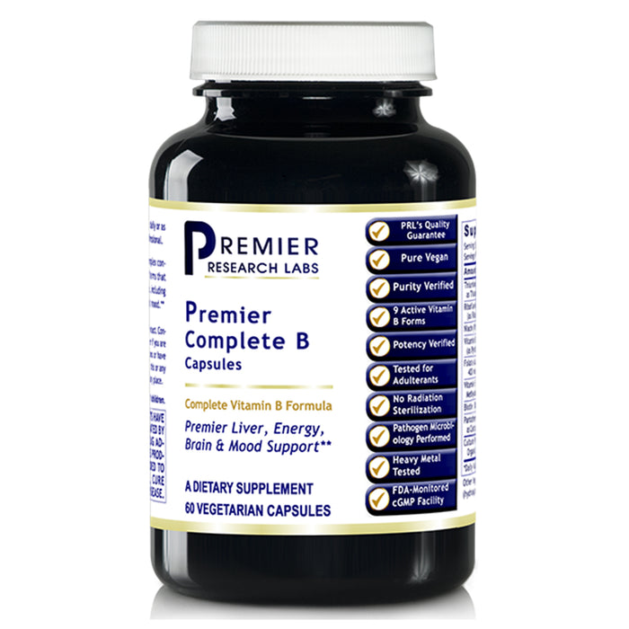 Complete B, Premier  Dietary Supplement Complete Vitamin B Formula Brain and Mood Support