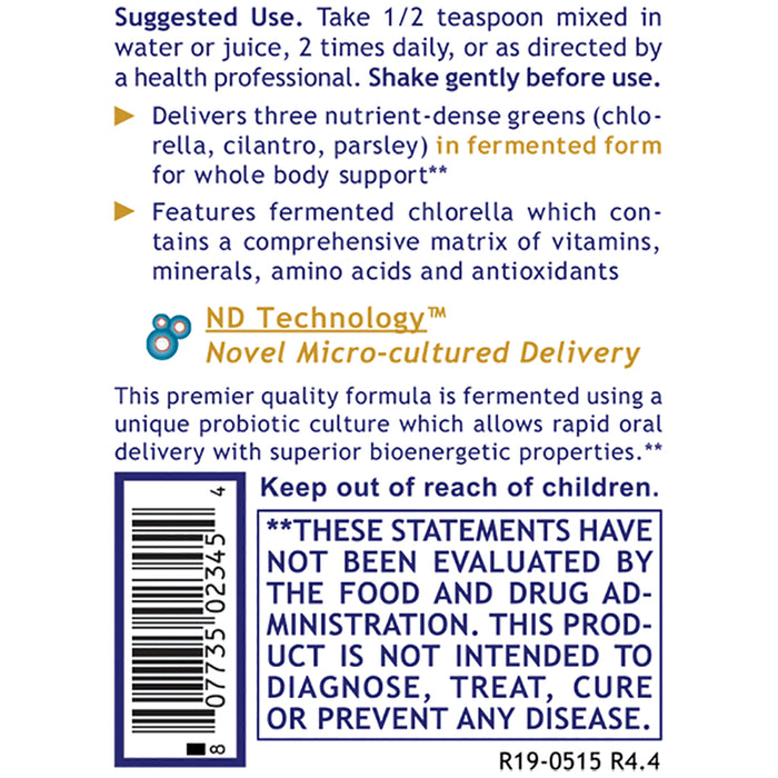 HM-ND™  Dietary Supplement With Fermented chlorella Complex Ancient super nutrients