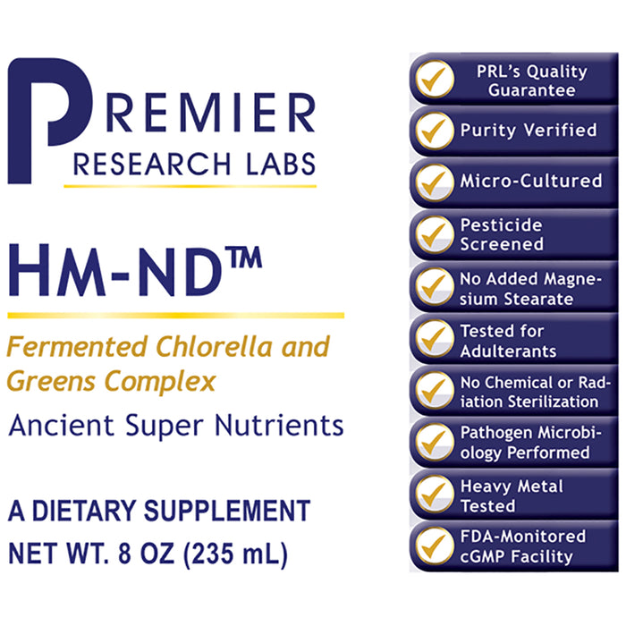 HM-ND™  Dietary Supplement With Fermented chlorella Complex Ancient super nutrients