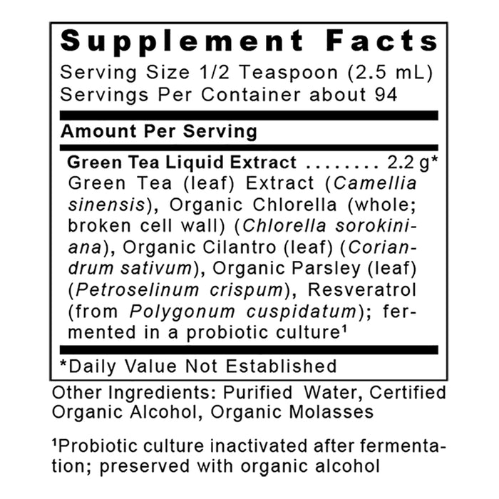 Green Tea - ND™  (Formerly) Super Nano-Green Tea  Probiotic-Fermented Green Tea Formula Micro-Cultured Delivery System