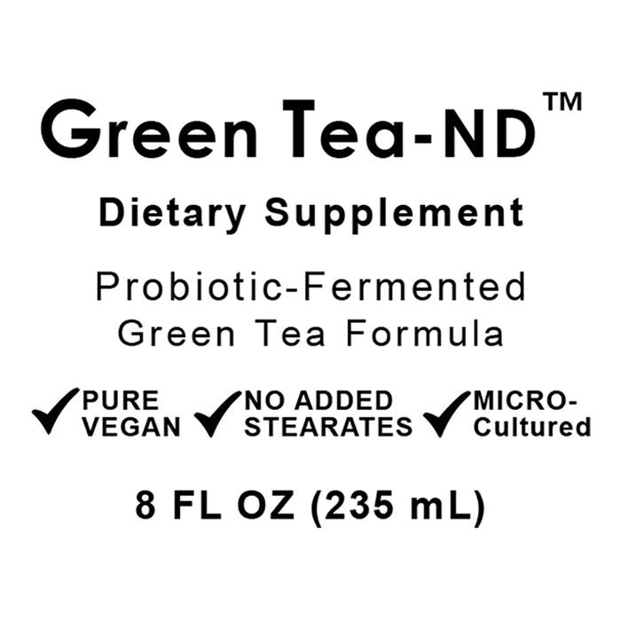 Green Tea - ND™  (Formerly) Super Nano-Green Tea  Probiotic-Fermented Green Tea Formula Micro-Cultured Delivery System
