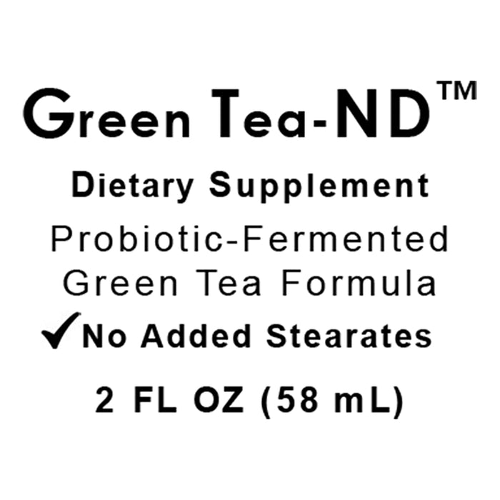 Green Tea - ND™  (Formerly) Super Nano-Green Tea  Probiotic-Fermented Green Tea Formula Micro-Cultured Delivery System