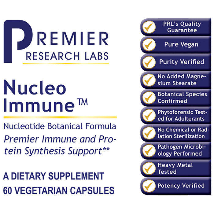 Nucleo Immune™  Dietary Supplement Nucleotide Botanical Formula Premier Immune and Protein Synthesis Support