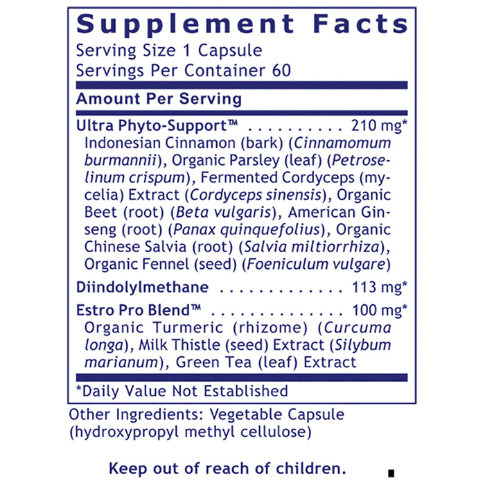 Estro Flavone™  Dietary Supplement  Natural Estrogen Support Formula with DIM Advanced Hormone Support for Women and Men