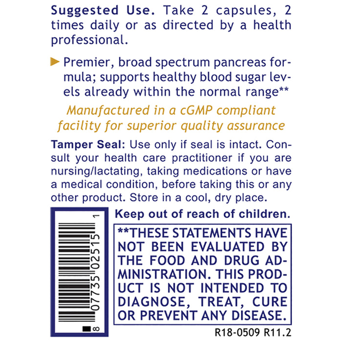 PancreVen ™  Dietary Supplement Premier Pancreas and Healthy Blood Sugar Support