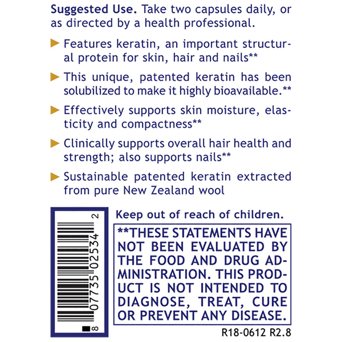 DermaVen™  Dietary Supplement Bioavailable Solubilized Keratin Premier Skin, Hair and Nails Support