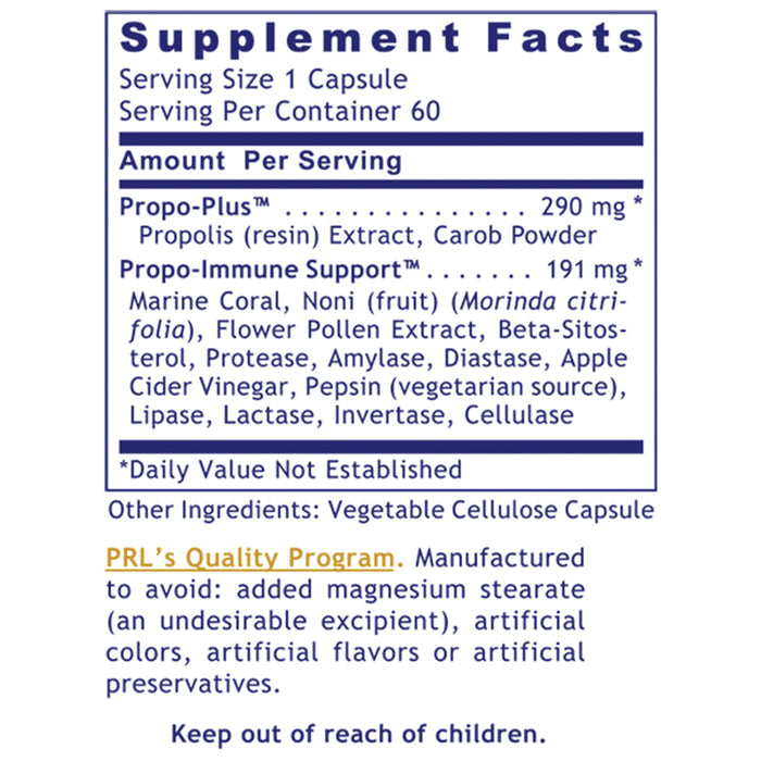 Propolis Immune™  Dietary Supplement Premium Propolis Formula with Chrysin Optimal Immune Support