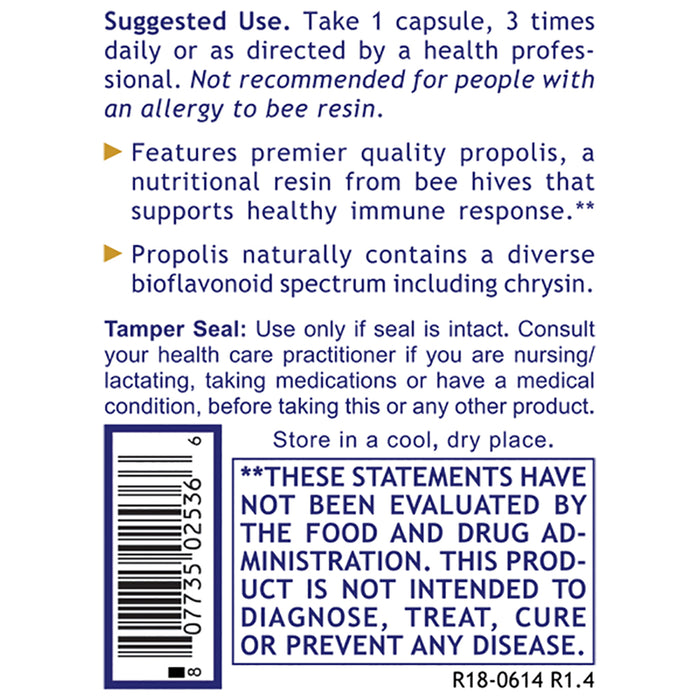 Propolis Immune™  Dietary Supplement Premium Propolis Formula with Chrysin Optimal Immune Support