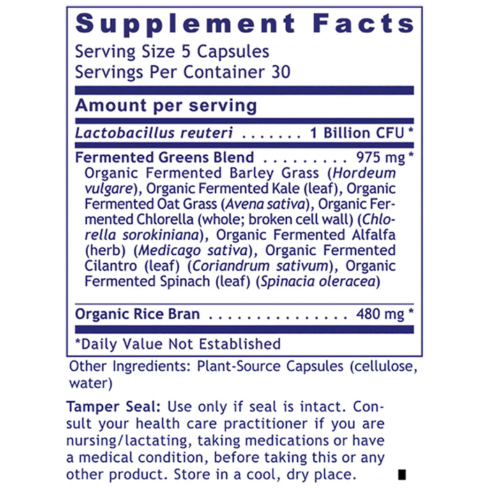Fermented Greens, Premier  Dietary Supplement  Fermented Multi-Greens with Probiotics, Prebiotics, & Postbiotics